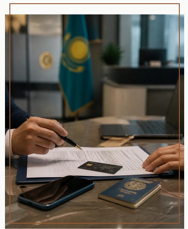 Открытие счета и банковской карты в Казахстане в Чапаевске